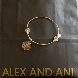 Alex & Ani Silver Positivity Bracelet